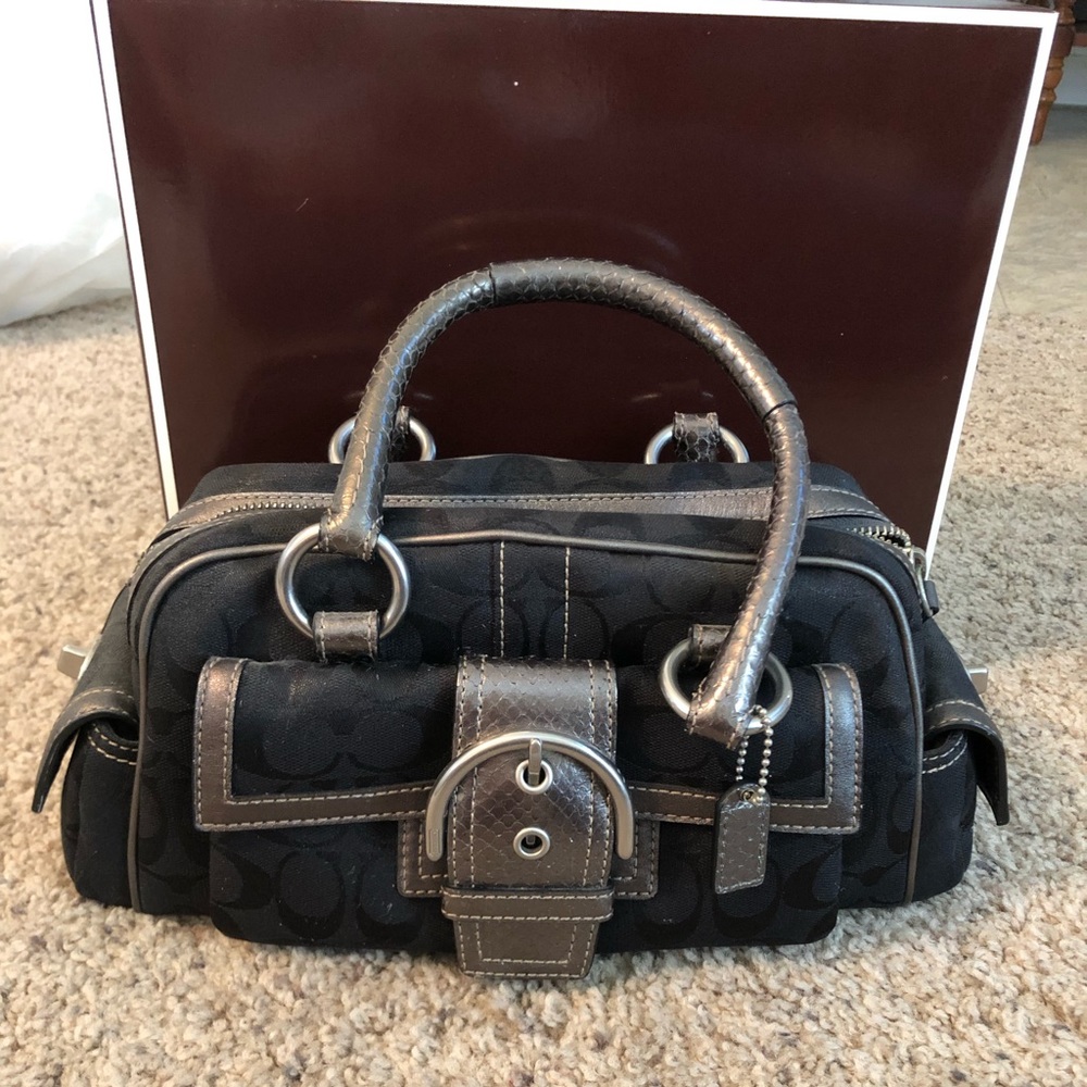 Black coach small purse